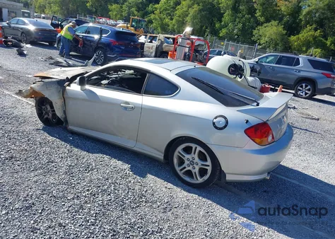 2003 Hyundai Tiburon Gt V6 z USA, uszkodzony, nr VIN KMHHN65F93U077625